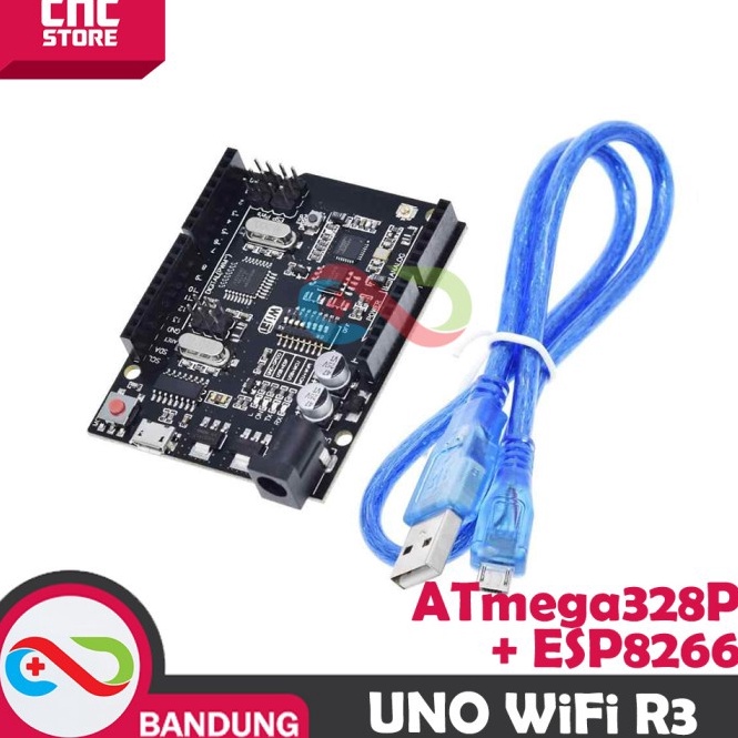 

ARDUINO UNO WIFI R3 ESP8266 32MB FLASH CH34G MICRO USB ART T9D7