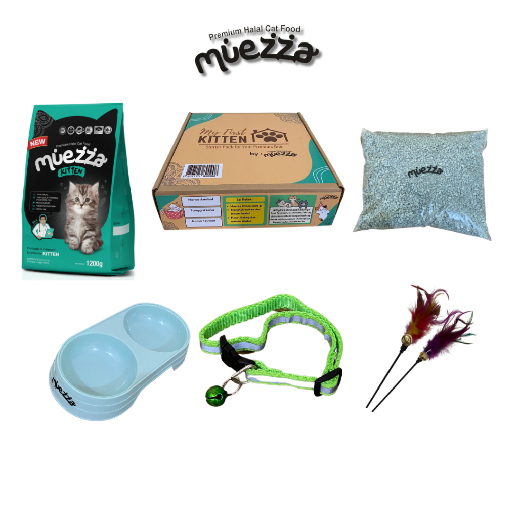 Muezza Makanan Kucing Kering Kitten Starter Pack