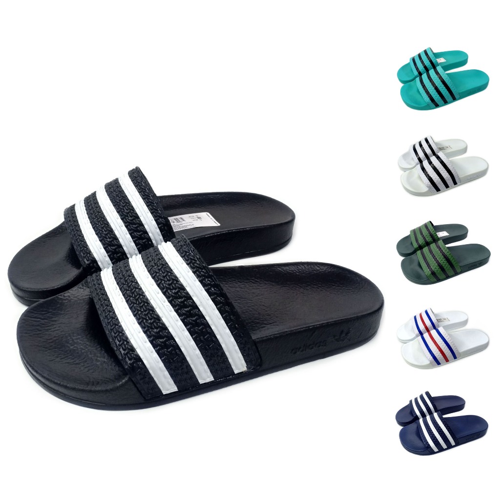 TERBARU Sandal slide Casual Adidas pria wanita tipe selop slip on semua warna upper anyam premium