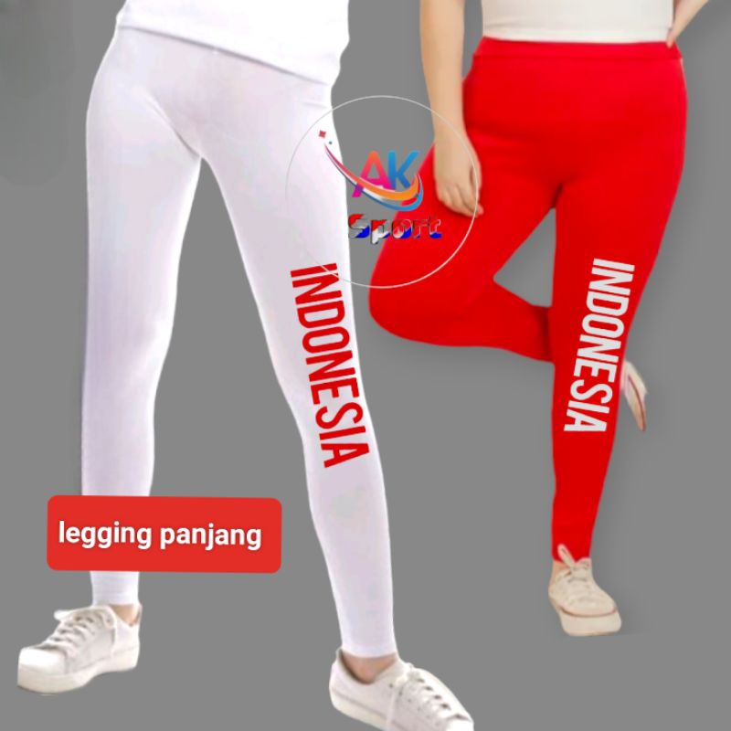 legging panjang Indonesia/legging merah/legging putih Indonesia/legging olahraga gym fitness/legging