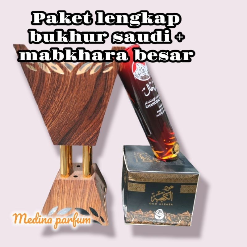 paket lengkap bukhur saudi plus mabkhara saudi besar paketan bukhur