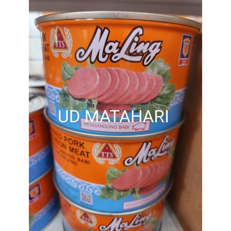 

Ham Maling TTS 397gr/Daging Babi