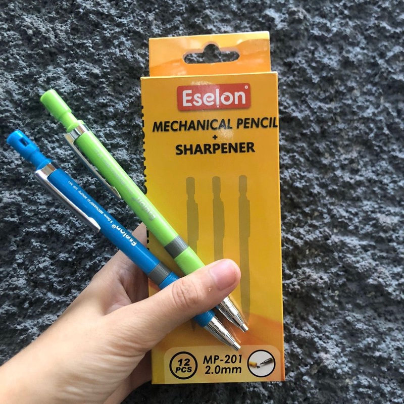 

[LUSIN/12PCS] Pensil mekanik ESELON MP201 2MM