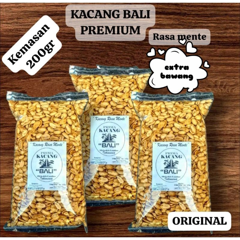 

KACANG BALI / KACANG RASA MENTE /KACANG BAWANG PREMIUM 200gr