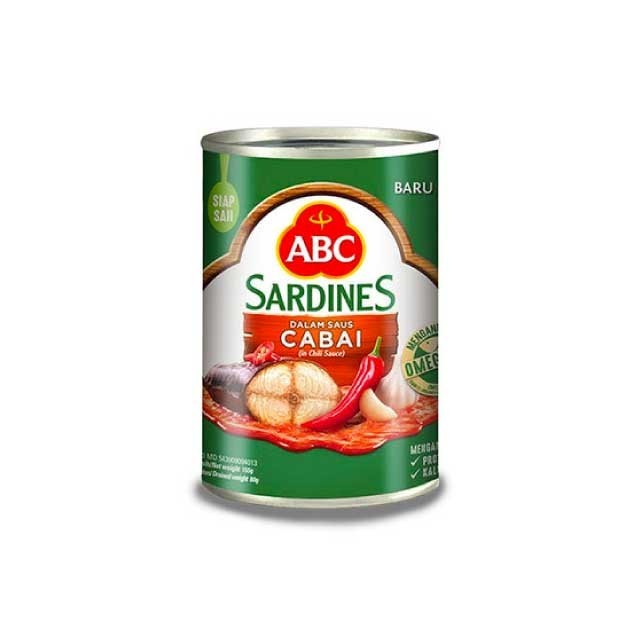 

ABC Sarden Saus Cabai 155g