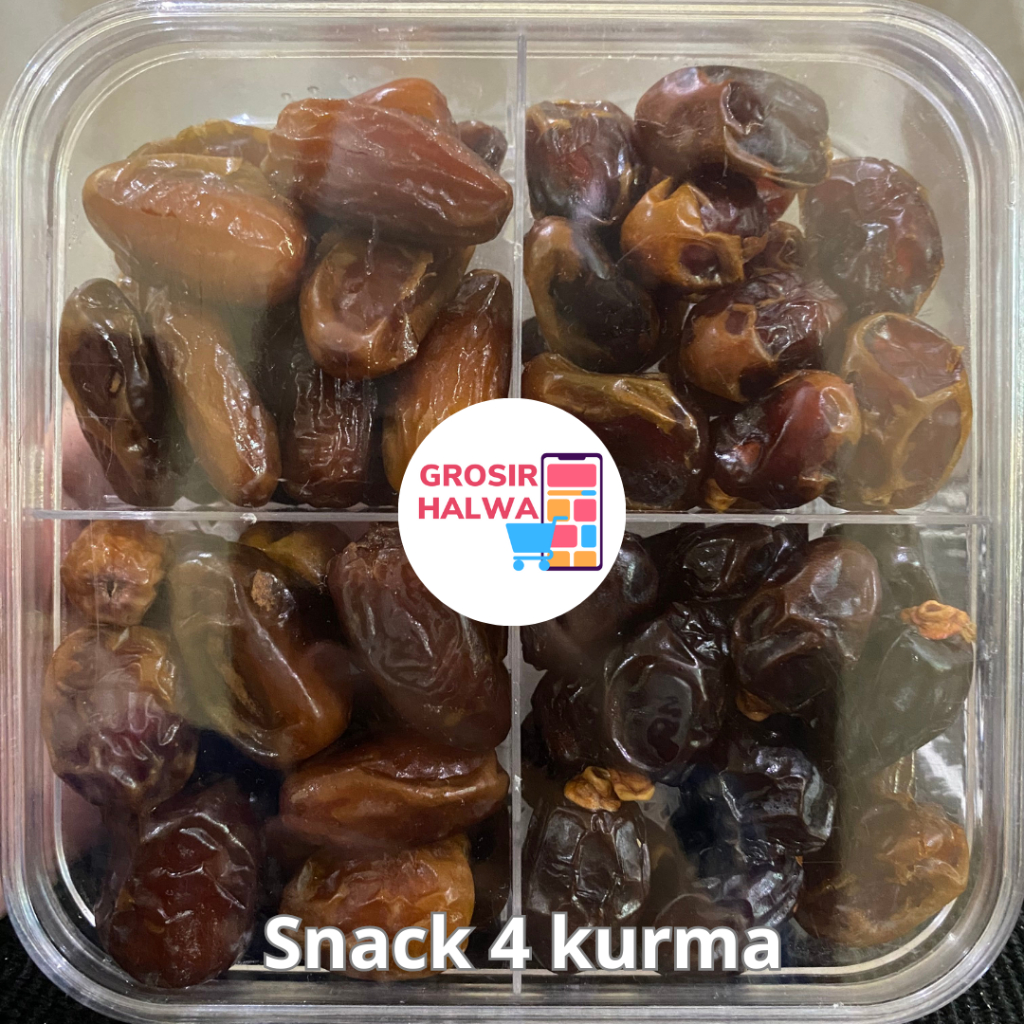 

Snack kurma sekat 4 gift | hadiah | hampers cemilan camilan