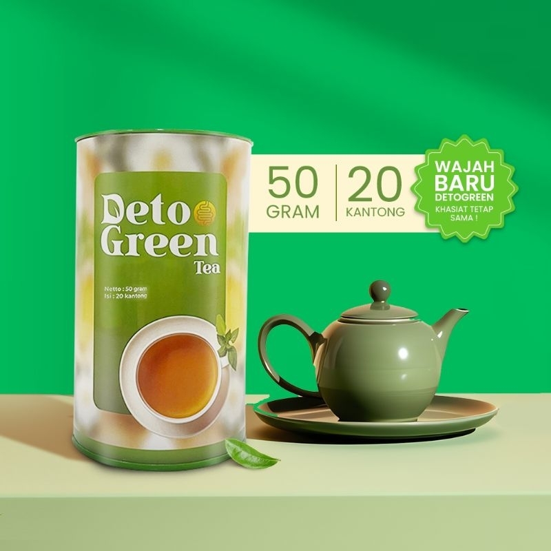 

Deto Green teh detox Detogreen teh sehat pencernaan