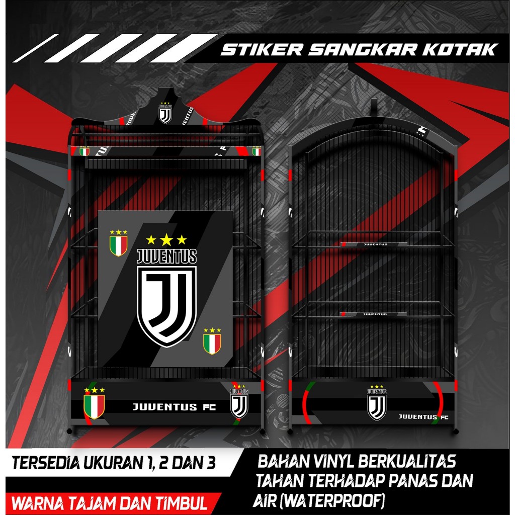 

Stiker Decal Sangkar Burung Kotak, Kosan, Koper, Kenari, Kacer, Cucak Ijo, Desain Juventus, Anti Air