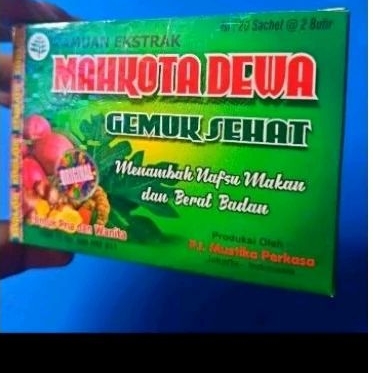 kapsul gemuk sehat mahkota dewa