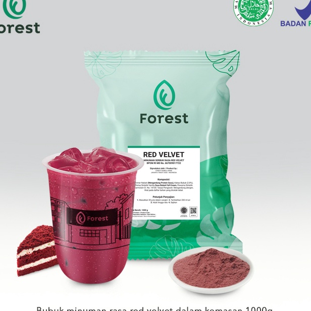 

Terlaku Bubuk Minuman RED VELVET Powder 1 gr FOREST