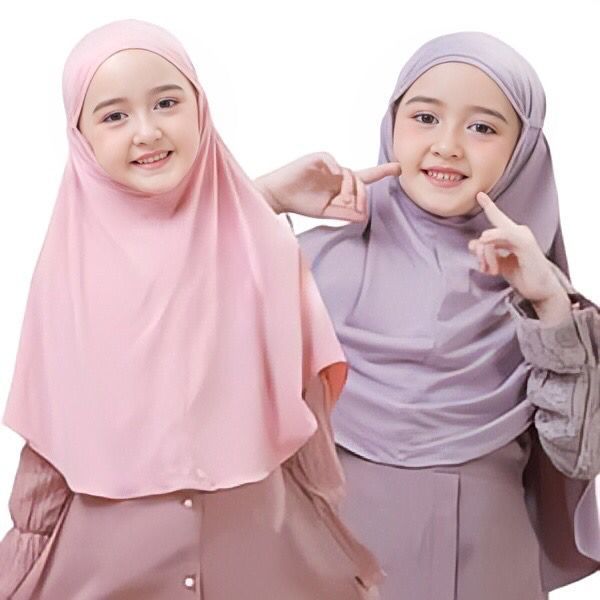 HIJAB ANAK BERGO JERSEY TALI/JILBAB ANAK BERGO JERSEY TALI/KERUDUNG BERGO JERSEY TALI ANAK