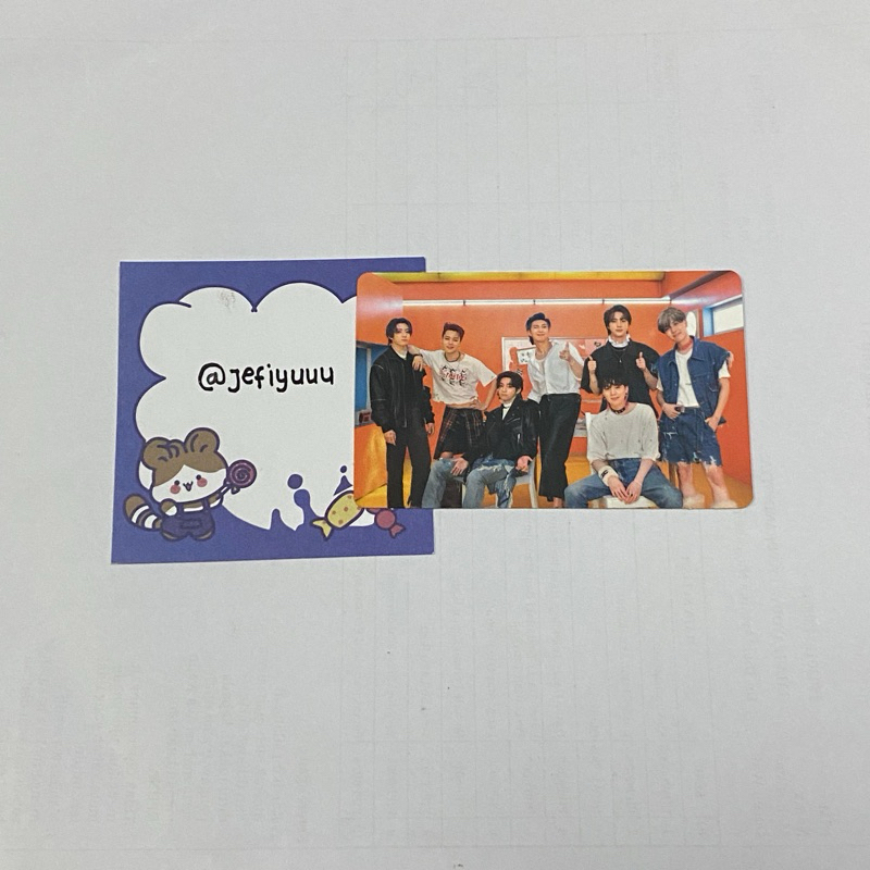 Photocard pc album butter bts cream ver group rm jin suga jhope jimin v taehyung jungkook