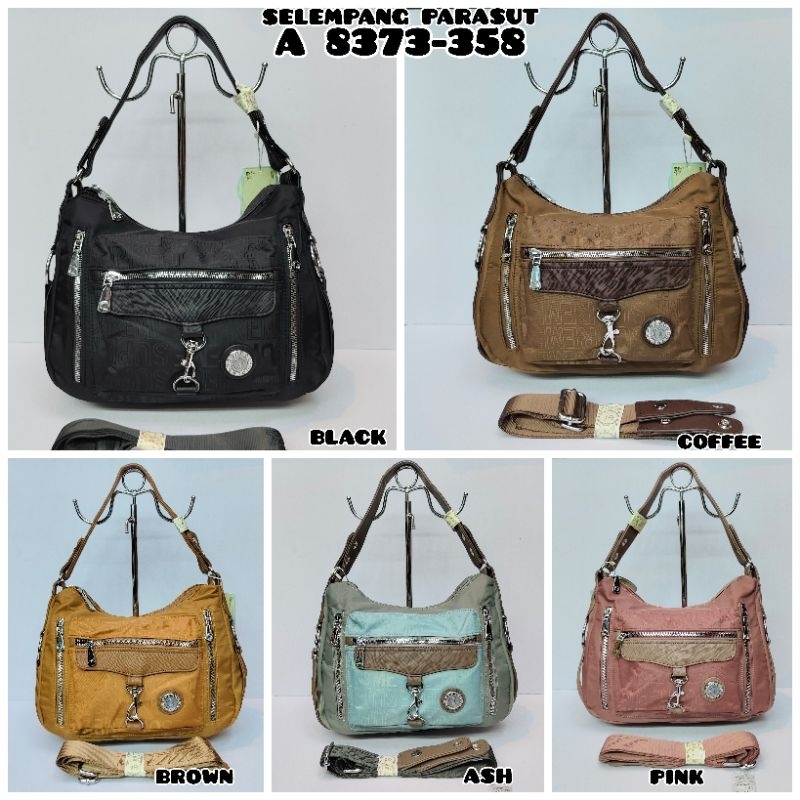 TAS SELEMPANG JUNFA TERBARU 9107-358 BAHAN PARASUT