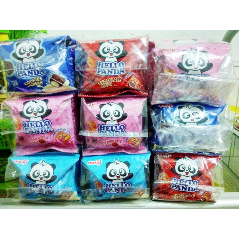 

10pcs Hello Panda/snack anak / hello panda cokelat/ Hello panda cookies and cream