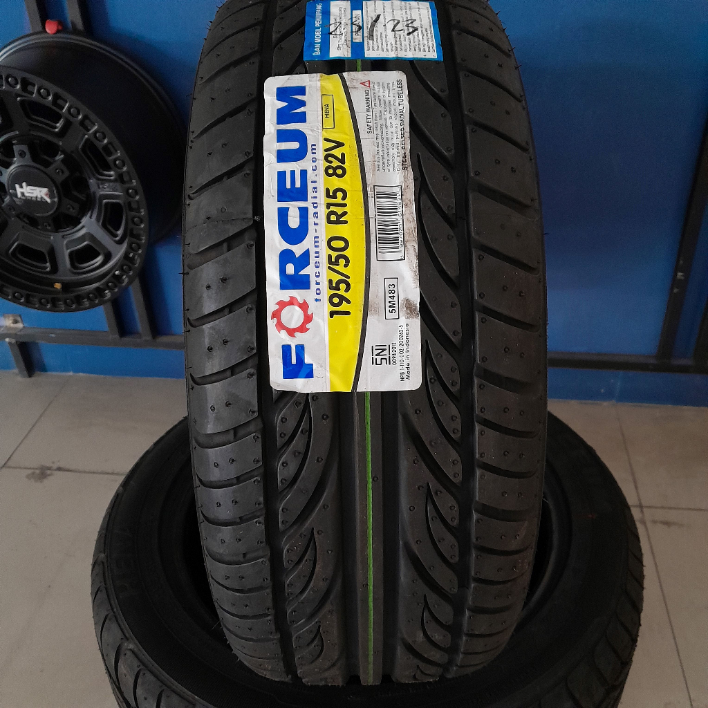 Ban mobil 195 50 R15 merk forceum ban tubles ceper ring 15 berkualitas