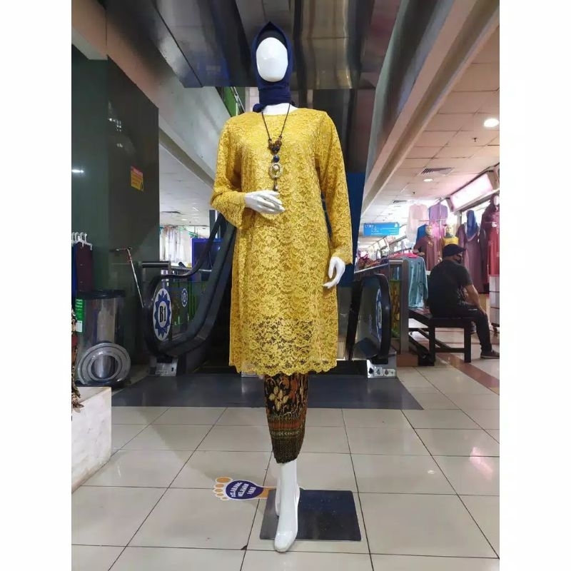atasan brokat tunik / kebaya brokat tunik / kebaya kurung