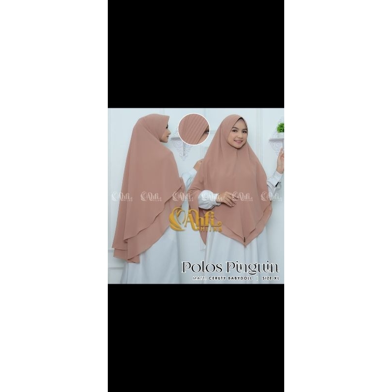 Bergo Halimah (pinguin) ukuran XXL
