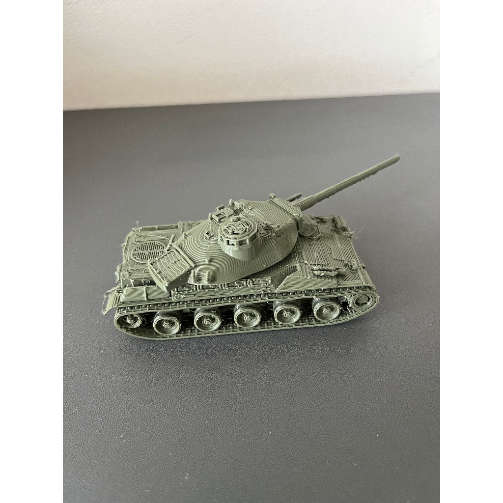 AMX 30 tank, scale 80, 3d printed tank, diecast militer