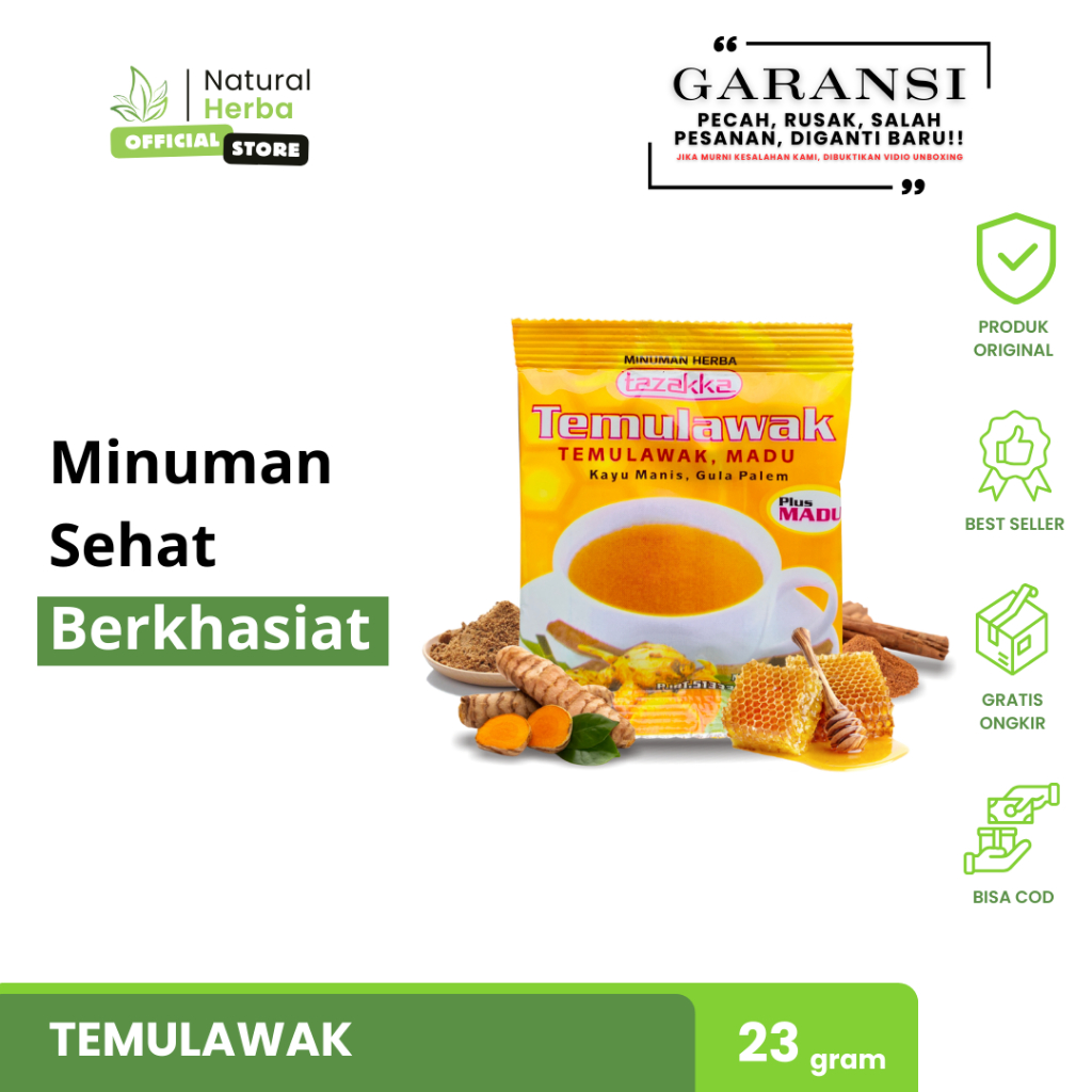 

Minuman Temulawak Minuman Kesehatan Berkhasiat Sebagai Penjaga Daya Tahan Tubuh serta IMUN Original