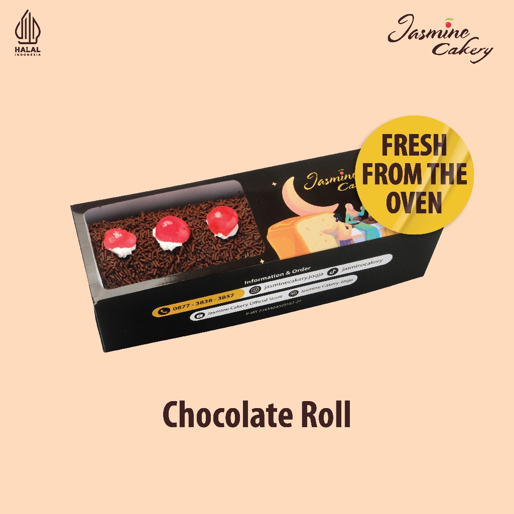 

CHOCOLATE ROLL NORMAL BOX / CAKE BOX