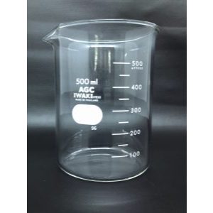 BECKER GLASS 500ML - IWAKI / GELAS KIMIA 500ML