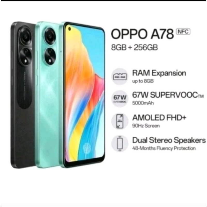 OPPO A78 5G RAM 8/128
