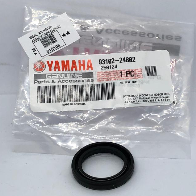 SEAL AS KRUK MOTOR AEROX  MERK YAMAHA // SIL SEAL AS KRUK MOTOR AEROX MERK YAMAHA