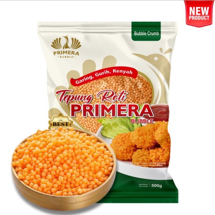 

Primera Tepung Roti Bulat / Bubble Crumb 500gr