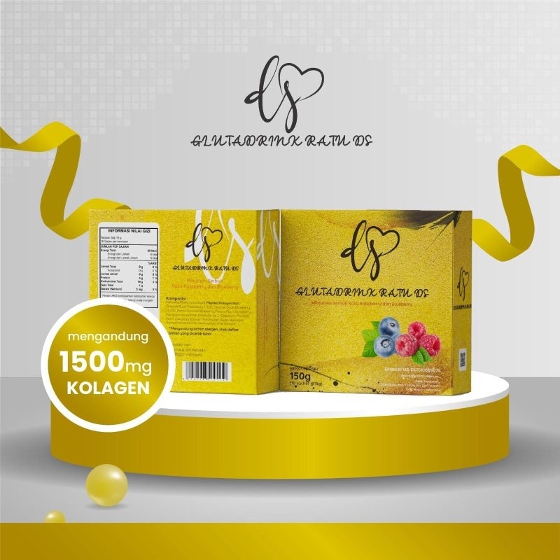 

Ratu Ds minuman serbuk rasa mixberry - minuman kolagen