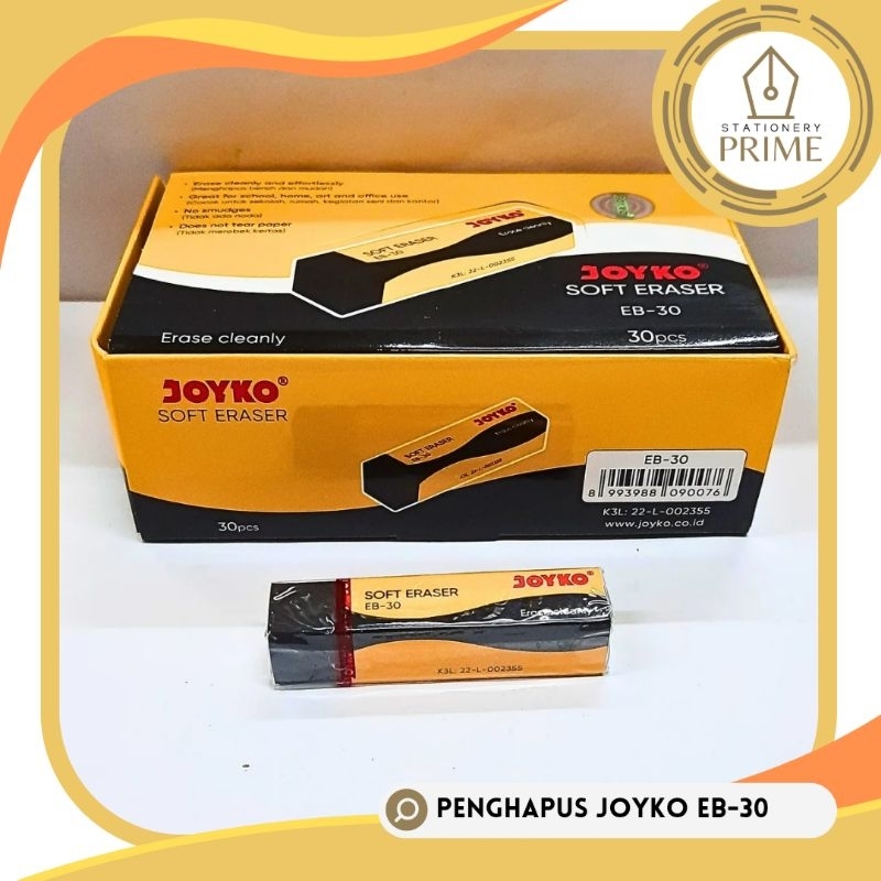 

Penghapus Joyko Soft Eraser Hitam EB-30 [ PIECE ]