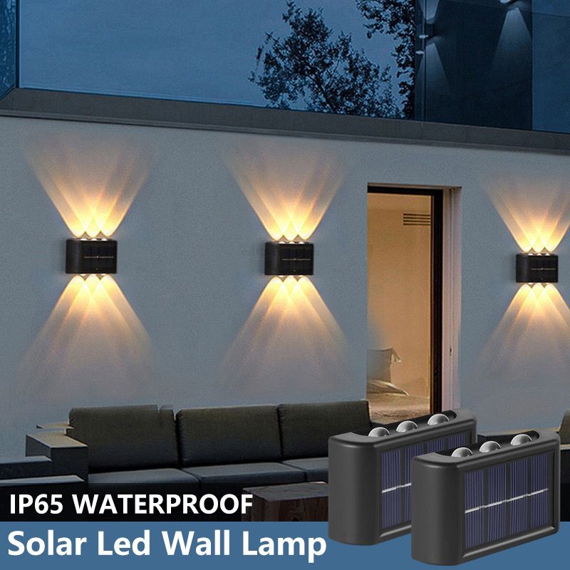 Lampu Dinding Outdoor / Lampu Dinding Tenaga Surya Anti Air