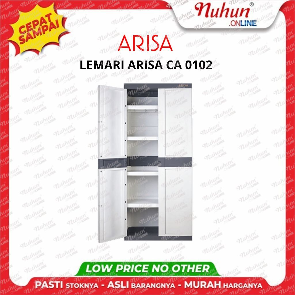 ARISA LEMARI PAKAIAN PLASTIK CA 0102  / CA 102 MODEL ORIGINAL