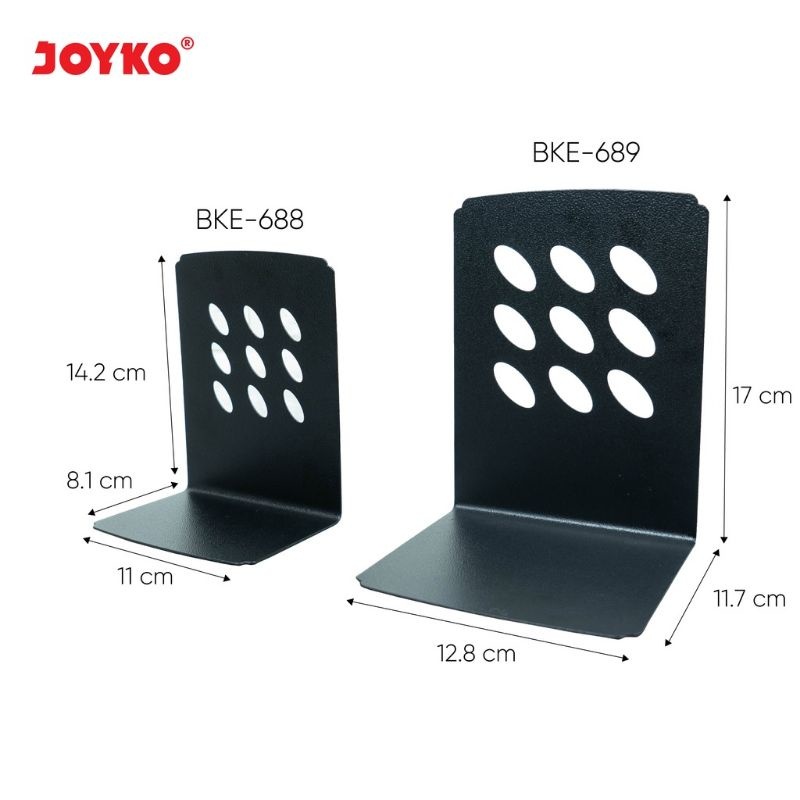 

Sandaran Penahan Pembatas Buku Book End Joyko Bke 688
