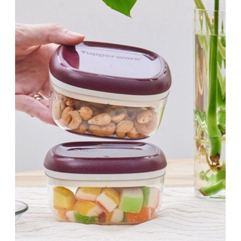 Tupperware crystal canister bahan acrylic