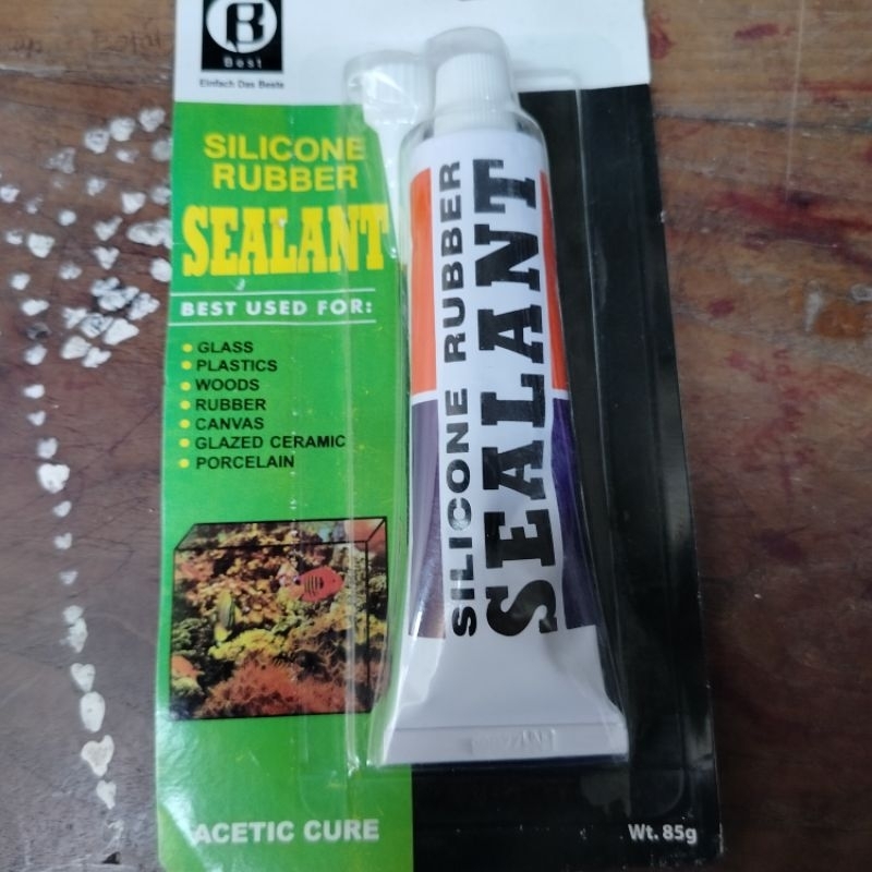 LEM KACA SILICON SEALENT AQUARIUM BEST BESAR KECIL | lLEM SELAENT KACA