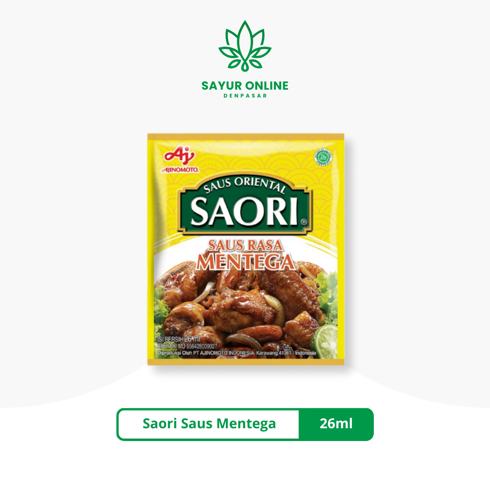 

Saori Saus Mentega Sachet 26ml - Sayur Online Denpasar