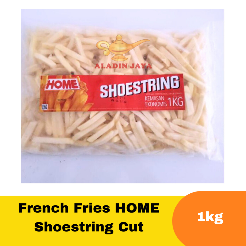 

French Fries HOME Shoestring Cut 1kg (Hanya Untuk Pengiriman Instant)