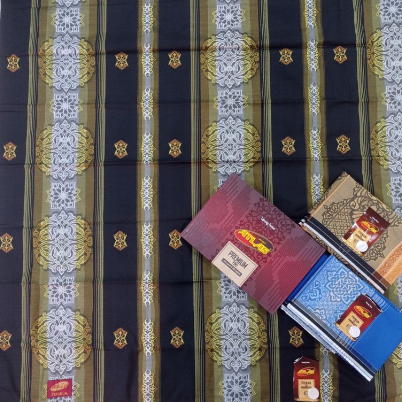 Sarung Atlas Premium 790 jaquard songket motif BHS