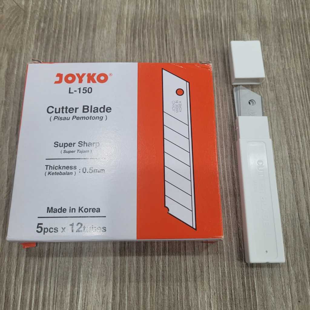 

Isi Cutter / Cutter Blade Refill Joyko L-150 1 Tube 5 Pcs