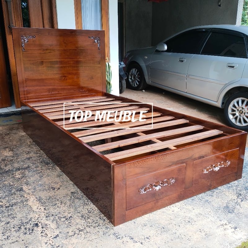 Dipan tempat tidur minimalis dipan laci