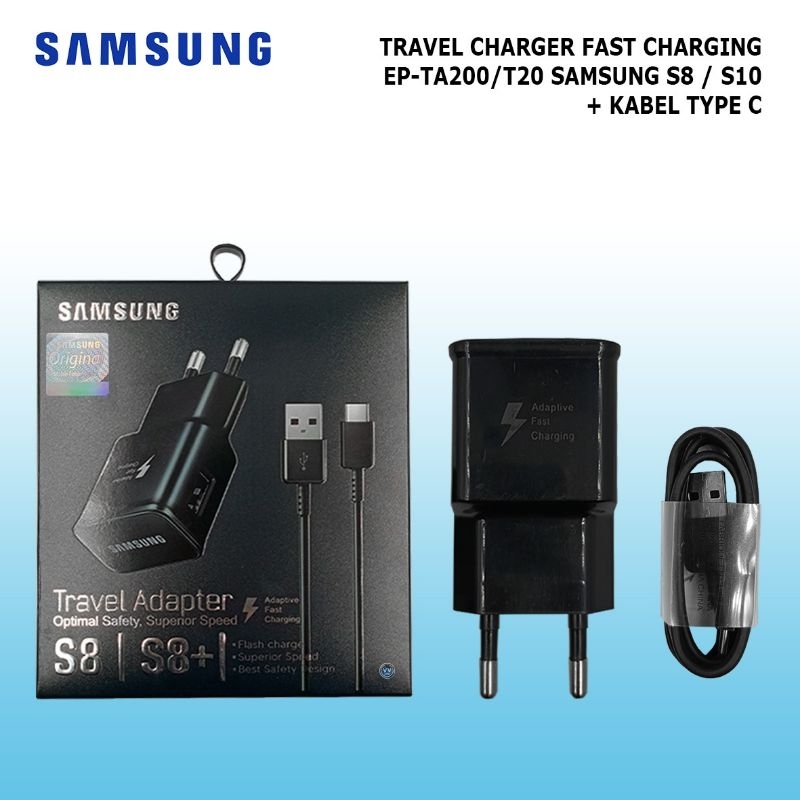 Charger Samsung Galaxy Note 10 S10 Fast Charging Type C Casan Samsung Type C Note10 S10 1usb Fast Ch