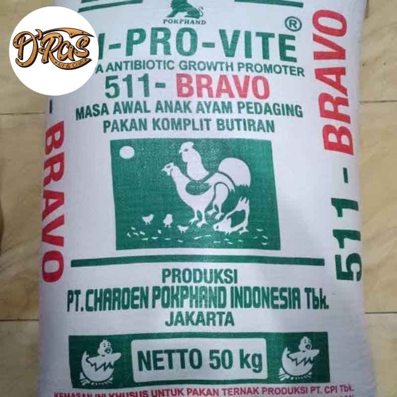 pur ayam 511 bravo 5kg pakan anak ayam