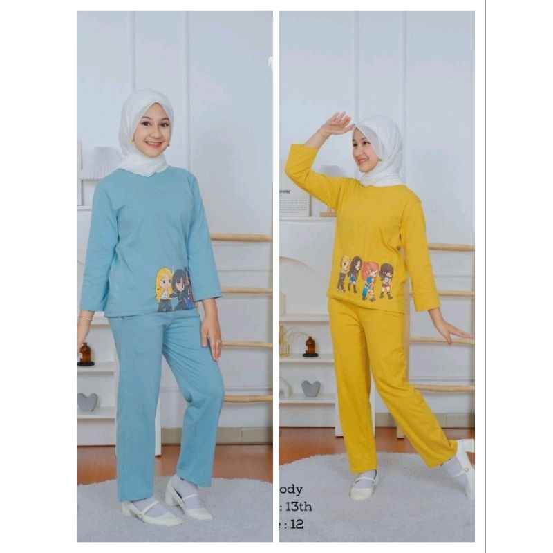 ✅READY SALE SETELAN BLACKPINK BY DND KIDS BAJU SETELAN ANAK PEREMPUAN