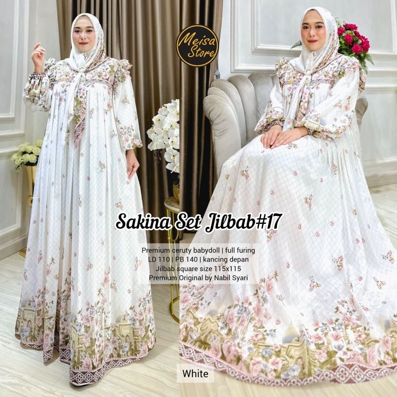 sakina setelan hijab original terlaris bestseller by meisa store