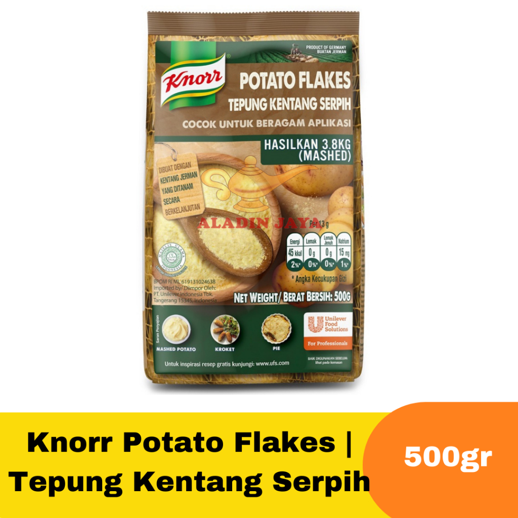 

Knorr Potato Flakes | Tepung Kentang Serpih 500gr