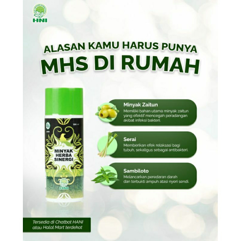 HNI HPAI Minyak Herba Sinergi