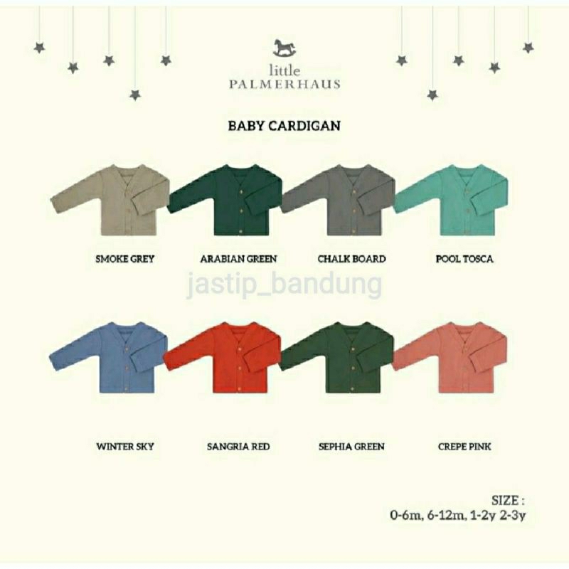 Little Palmerhaus Baby Cardigan New Color 3.0 / Cardigan Bayi by Little Palmerhaus / Little Palmerha