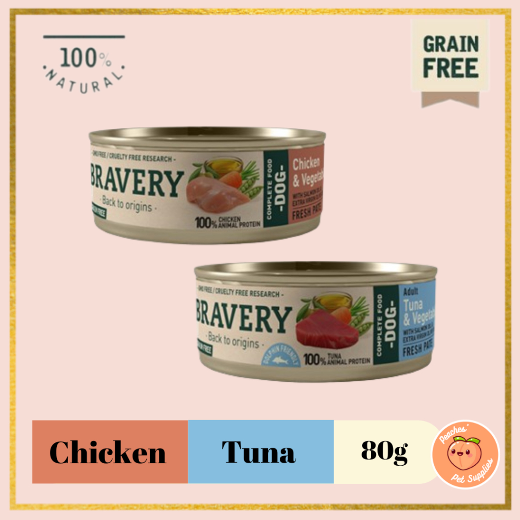 Bravery Dog - Wet Food for Dog Kaleng 80g
