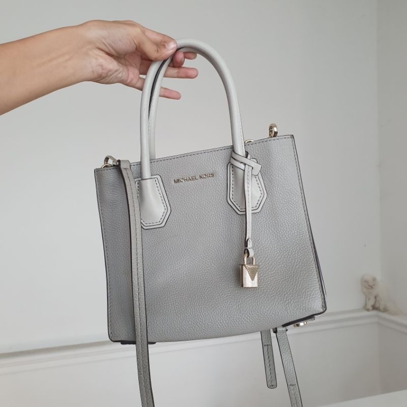 Michael Kors Mercer Pebbled Leather Accordion Bag