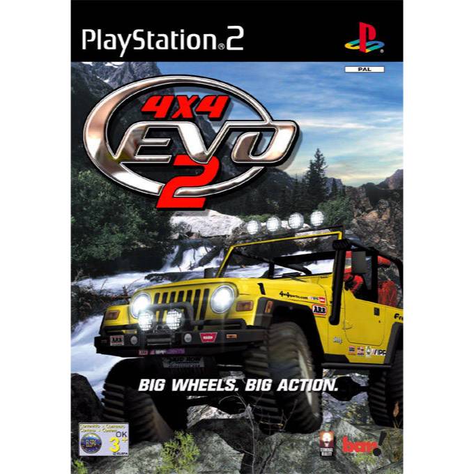 Kaset DVD Game PS2 4X4 EVO 2
